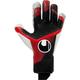 UHLSPORT Herren Handschuhe Powerline Supergrip+ Flex HN, Größe 10,5 in schwarz/rot/weiß