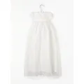 John Lewis Heirloom Collection Baby Silk Lace Gown, Cream