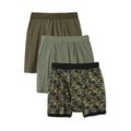 Men's Big & Tall Cotton Boxer Briefs 3-Pack by KingSize in Hunter Camo Pack (Size 9XL)