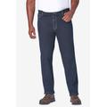 Men's Big & Tall Liberty Blues™ Relaxed-Fit Stretch 5-Pocket Jeans by Liberty Blues in Dark Indigo (Size 62 38)