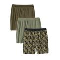 Men's Big & Tall Cotton Boxers 3-Pack by KingSize in Hunter Camo Pack (Size 2XL)