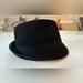 J. Crew Accessories | J. Crew Black Wool Fedora Hat. Used. Size M/L | Color: Black | Size: Os