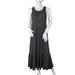 Madewell Dresses | Madewell Striped Black White Knit Maxi Sleeveless Ruffle Hem Dress Size Large | Color: Black/White | Size: L