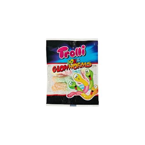 Trolli Weingummi Saure Glühwürmchen 100 Portionen x 10 g (1kg)