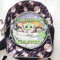 Disney Accessories | New Disney Baby Yoda Star Wars Precious Cargo 17" Backpack | Color: Black | Size: 17 Inch