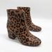 Madewell Shoes | Madewell The Amalia Leopard Print Bootie | Color: Black/Brown | Size: 7.5