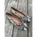 Madewell Shoes | Madewell Women's Sz. 6 The Cory Snake Embossed Leather Colorful Ballet Flats. | Color: Tan | Size: 6