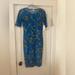 Lularoe Dresses | Lularoe Xs Nwt Statue Of Liberty Dress | Color: Blue/Green | Size: Xs