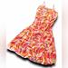 Lularoe Dresses | Lularoe Resort Carina Tiered Maxi Dress | Color: Orange/Pink | Size: Xxxl
