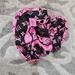 Louis Vuitton Accessories | Louis Vuitton Hair Band Scrunchie Accessory New Pink Black 100% Silk | Color: Black/Pink | Size: Os