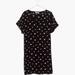 Madewell Dresses | Madewell Ruffle-Sleeve Easy Dress Xs Euc Black And Floral | Color: Black/Orange | Size: Xs