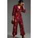 Anthropologie Pants & Jumpsuits | New Anthropologie Farm Rio Wrap Jumpsuit Size Large | Color: Red | Size: L