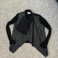 Michael Kors Sweaters | Michael Kors Black Jacket. Lightweight Faux Leather And Suede. | Color: Black | Size: Sp