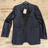 Burberry Suits & Blazers | Mens Burberry "Soho" Wool/Silk Dinner Jacket Midnight Blue Us 38s | Color: Black/Blue | Size: 38s