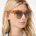 Michael Kors Accessories | Michael Kors Portillo Sunglasses Mk2083 33395 D Light Tortoise Cat Eye - Frame | Color: Brown/Gold | Size: Os