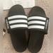 Adidas Shoes | Kids Size 3 -Adidas Adilette Comfort Slides | Color: Black/White | Size: 3bb