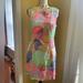 Lilly Pulitzer Dresses | Lilly Pulitzer Mila “ Roar Of The Seas” Shift Sleeveless Dress | Color: Green/Pink | Size: 6