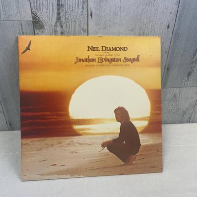 Columbia Media | 1973 Neil Diamond Johnathan Livingston Seagull Vinyl Lp Record Album W Booklet | Color: Brown/Gold | Size: Os