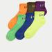 Polo By Ralph Lauren Underwear & Socks | Logo Quarter-Crew Sock 6-Pack | Color: Blue/Yellow | Size: L