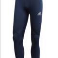 Adidas Pants | Adidas Men's Alphaskin 3/4 Tights Navy Medium | Color: Blue | Size: M