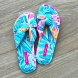 Lilly Pulitzer Shoes | Lilly Pulitzer Spa, Bath Or Pool Slippers | Color: Pink | Size: 8