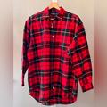 Ralph Lauren Shirts | Men’s Polo Ralph Lauren Red Flannel Button Down | Color: Black/Red | Size: M