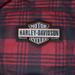 Levi's Jackets & Coats | Medium Custom Levi's Harley-Davidson Trucker Jacket Sherpa Lined Buffalo Check | Color: Red | Size: M