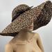 J. Crew Accessories | J. Crew Brown Tan Raffia Straw Floppy Sun Hat | Color: Brown/Tan | Size: 22 In Diameter