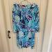 Lilly Pulitzer Dresses | Lilly Pulitzer Tee Shirt Dress Size Small | Color: Blue/Green | Size: S