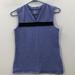 Lululemon Athletica Tops | Lululemon Athletica Womens Blue Sleeveless V Neck Wide Strap Tank Top Size 3 | Color: Blue/Tan | Size: 2