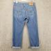 Levi's Jeans | Levis Jeans Womens 28 Stretch Medium Wash Mid Rise Distressed Boyfriend | Color: Blue | Size: 28