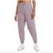 Nike Pants & Jumpsuits | New Nike Sportswear Swoosh Women's Snug Comfort Woven Pants Size L | Color: Purple | Size: L