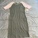 Lularoe Dresses | Lularoe Mid Length Julia Dress | Color: Gray/Pink | Size: M