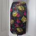 J. Crew Skirts | J. Crew Metallic Multi-Color Floral Skirt | Color: Red | Size: 4
