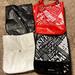 Lululemon Athletica Bags | Lululemon - 4 Large Black White Red Totes - Reusable Bags | Color: Black/Red | Size: Os