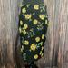 Lularoe Skirts | Lularoe Cassie Pencil Skirt | Color: Black/Yellow | Size: L