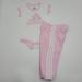 Adidas Matching Sets | New Adidas Baby Girl Bodysuit And Pants Set Size 6 Months | Color: Pink/White | Size: 6mb