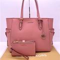 Michael Kors Bags | Michael Kors Gilly Large Drawstring Tote And Wallet Set Pink | Color: Gold/Pink | Size: Os