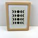Urban Outfitters Wall Decor | New Urban Outfitters Pauline Stanley Moon Phases 8x10 Art Print W/Neutral Frame | Color: Black/Cream | Size: 8 X 10 Print