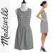 Madewell Dresses | Madewell Petite Striped Black & White Sleeveless Pocket Dress - M | Color: Black/White | Size: M