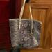 Michael Kors Bags | Michael Kors Snake Skin / Print Tote | Color: Gray/Tan | Size: Os