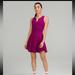 Lululemon Athletica Dresses | Lululemon Everlux Short-Lined Tennis Tank Top Dress 6" / Size 4 /Magenta Purple | Color: Pink | Size: 4