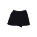 Eileen Fisher Shorts: Black Solid Bottoms - Women's Size Medium - Dark Wash