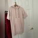 Michael Kors Dresses | Michael Kors Short-Sleeve Signature Hoodie Dress | Color: Pink/White | Size: Xs