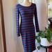 Lularoe Dresses | Lularoe Debbie Xs Long Sleeve Dress | Color: Black/Blue/Purple/Red | Size: Xs