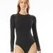 Michael Kors Swim | Michael Kors Glam Deco Rashguard Surf Suit Nwt | Color: Black | Size: Various