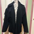 Michael Kors Other | Michael Kors Fringed Wool Jacket | Color: Black | Size: 8