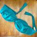 J. Crew Swim | J. Crew Twisted Bandeau Bikini Tie Back Bathing Suit Top Small Teal Princess | Color: Blue/Green | Size: S