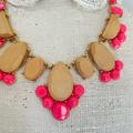 Kate Spade Jewelry | Kate Spade Necklace | Color: Pink/Tan | Size: Os