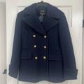 J. Crew Jackets & Coats | J. Crew Double-Breasted Wool Coat | Color: Blue | Size: 6